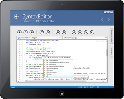 WinRT XAML Controls screenshot