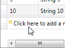 Appealing New Row