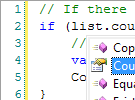 Code Fragment Support