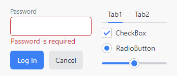 Avalonia UI Controls