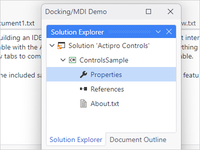 Docking Windows