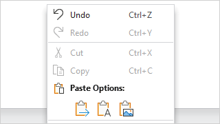 Context Menus