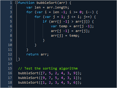 Syntax Highlighting